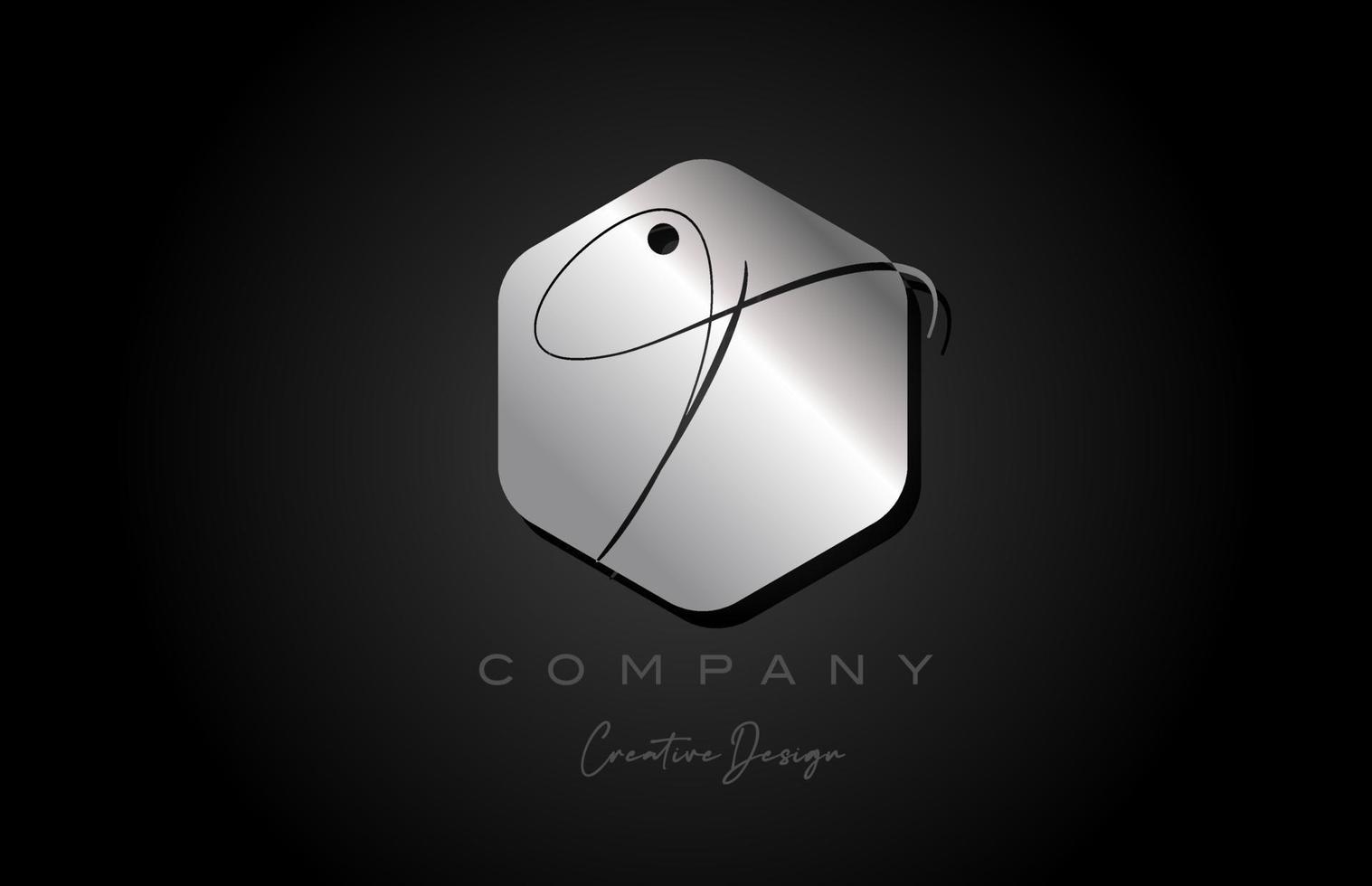 plata gris t alfabeto letra logo icono diseño con metal y elegante estilo. creativo polígono modelo para negocio y empresa vector