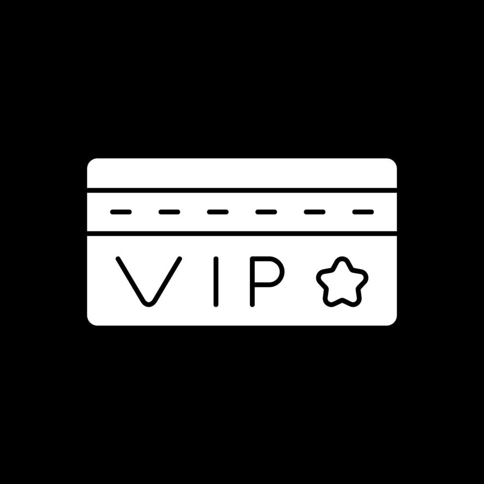 Vip Card Vector Icon Design