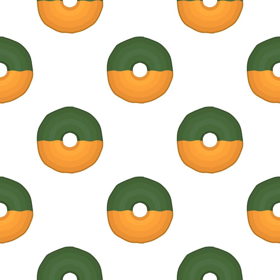 Pattern homemade cookie different taste in pastry biscuit vector