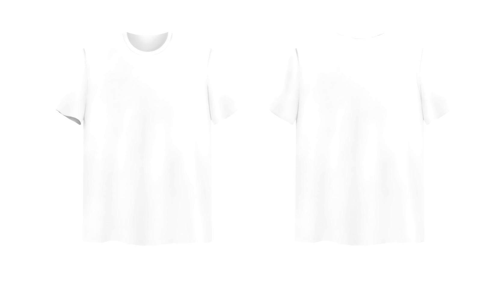 maquette de t-shirt blanc png