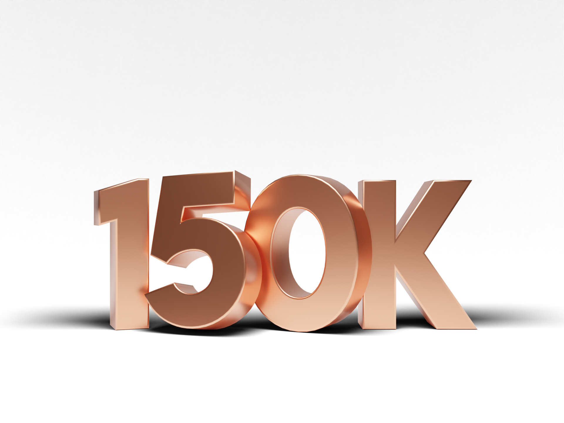 Free Thank you 150k Followers PNG 21216411 PNG with Transparent Background
