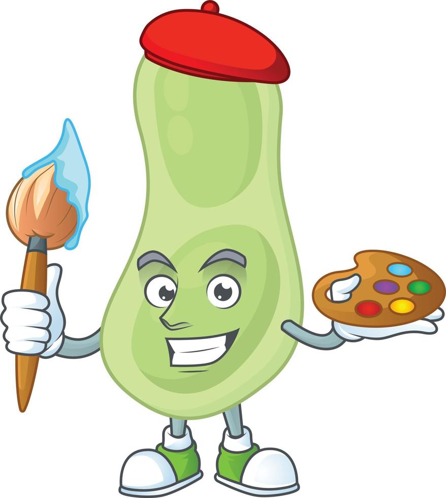 Staphylococcus pneumoniae Cartoon character vector