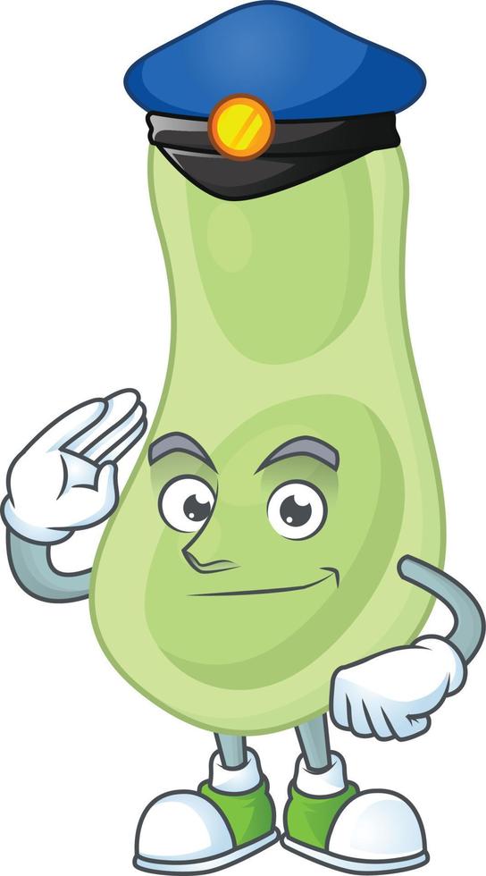 Staphylococcus pneumoniae Cartoon character vector