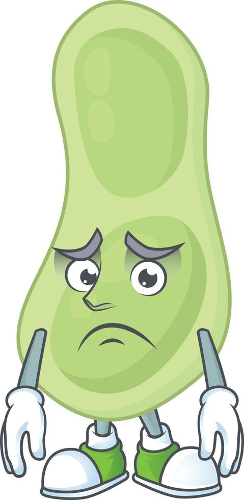 Staphylococcus pneumoniae Cartoon character vector