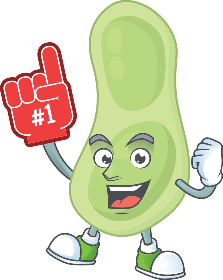 Staphylococcus pneumoniae Cartoon character vector
