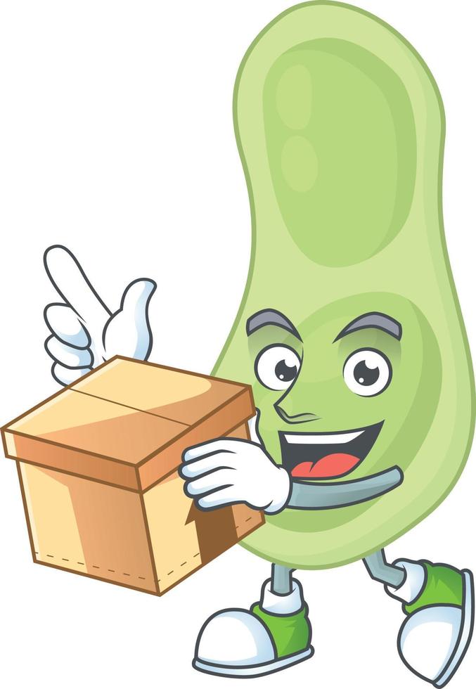 Staphylococcus pneumoniae Cartoon character vector