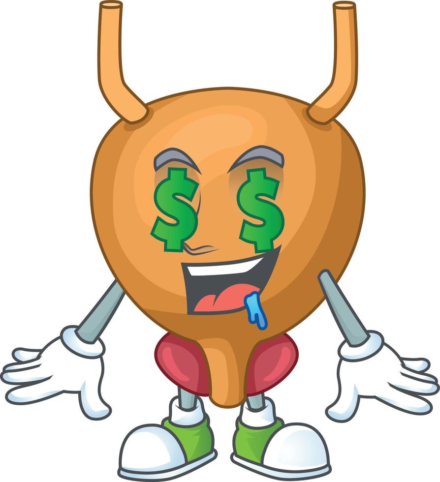 Bladder Cartoon character vector