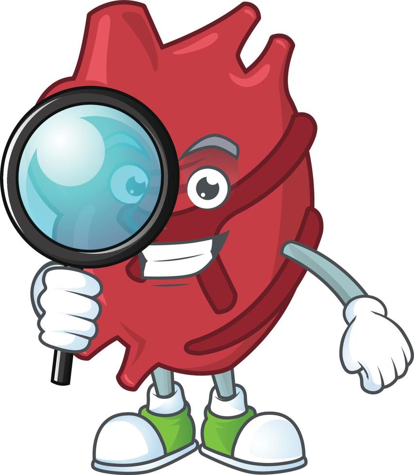 personaje de dibujos animados de corazón vector