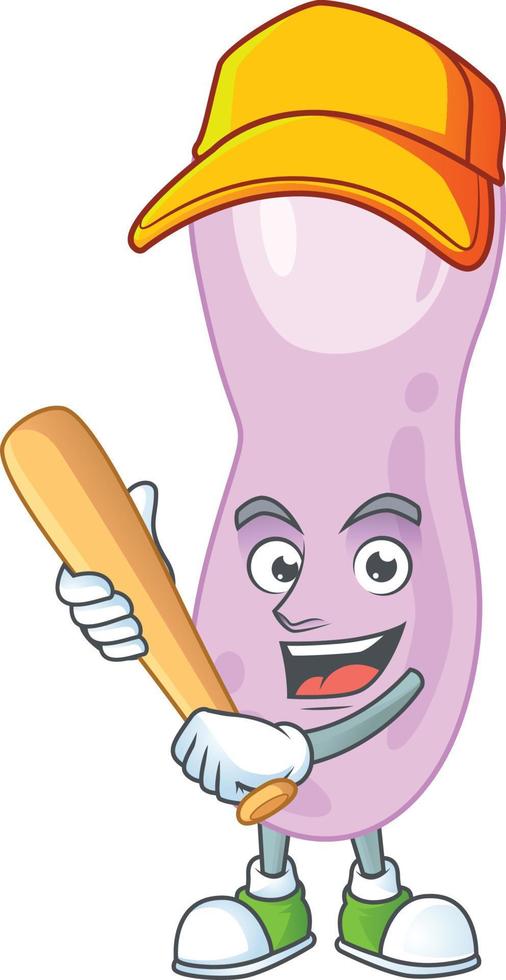 Cartoon character of clostridium botulinum vector