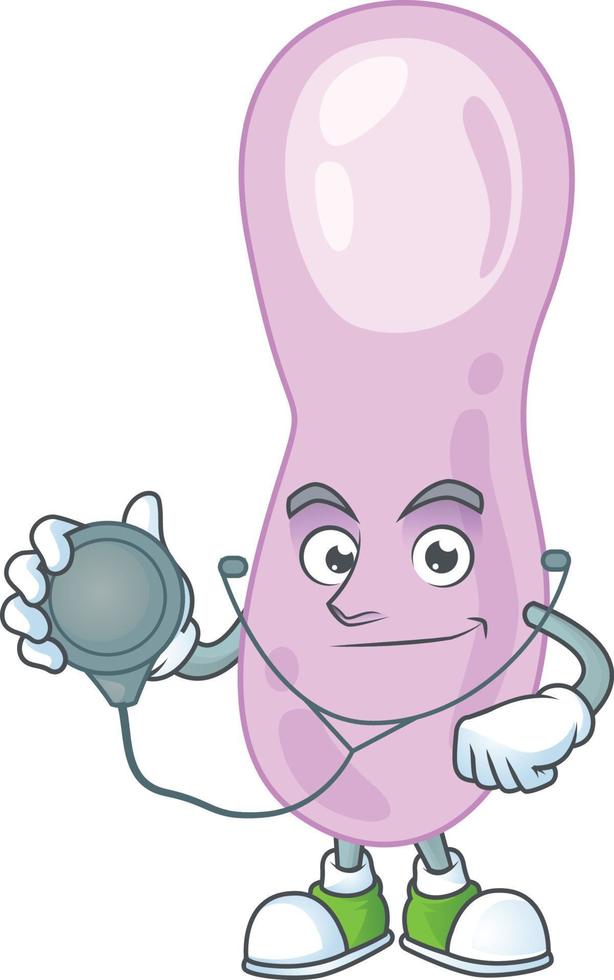 Cartoon character of clostridium botulinum vector