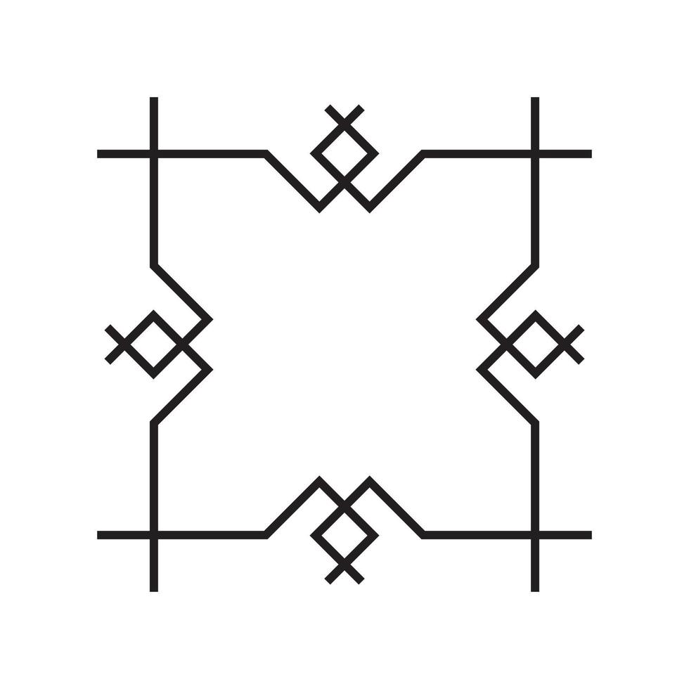 Decorative Ornamental Border Frames for label design vector