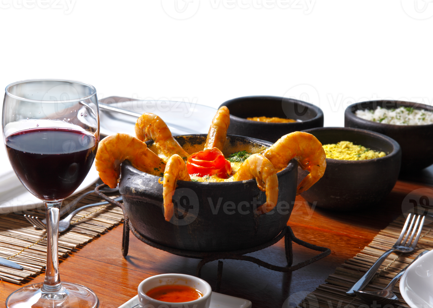 Moqueca fish and shrimp, traditional dish of Brazilian cuisine png