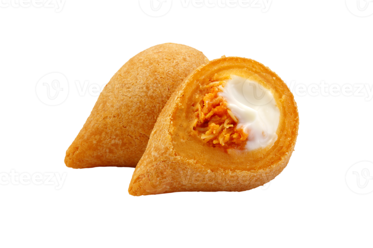 coxinha de pollo, snack brasileño png