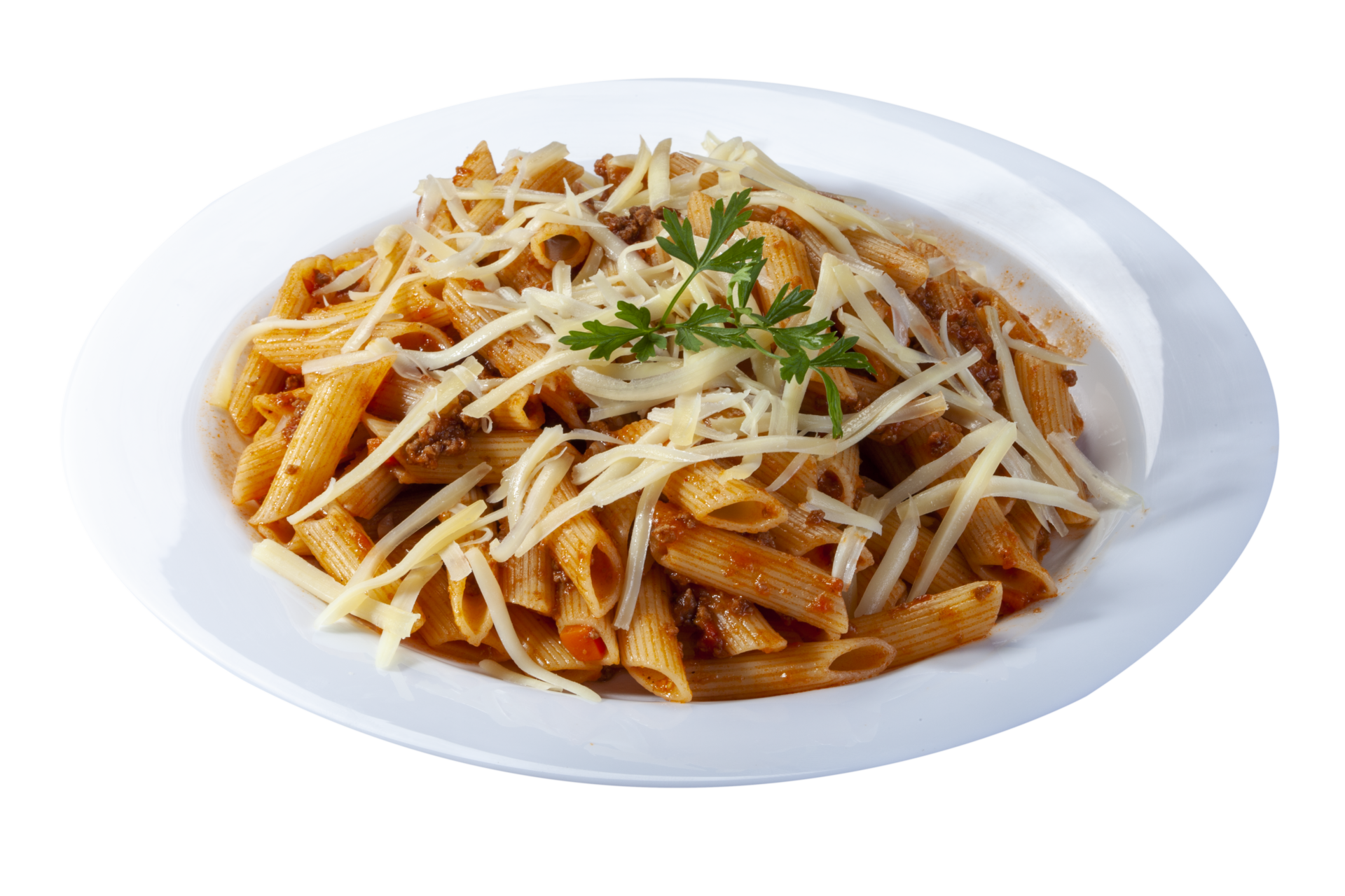 penne bolognese with parmesan cheese 21217400 PNG