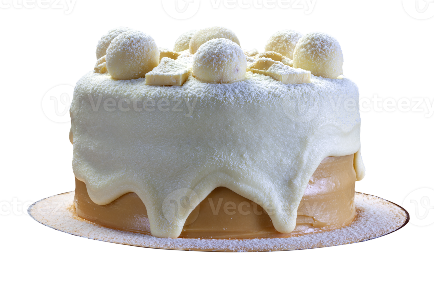 Dulce de leche cake with white chocolate png