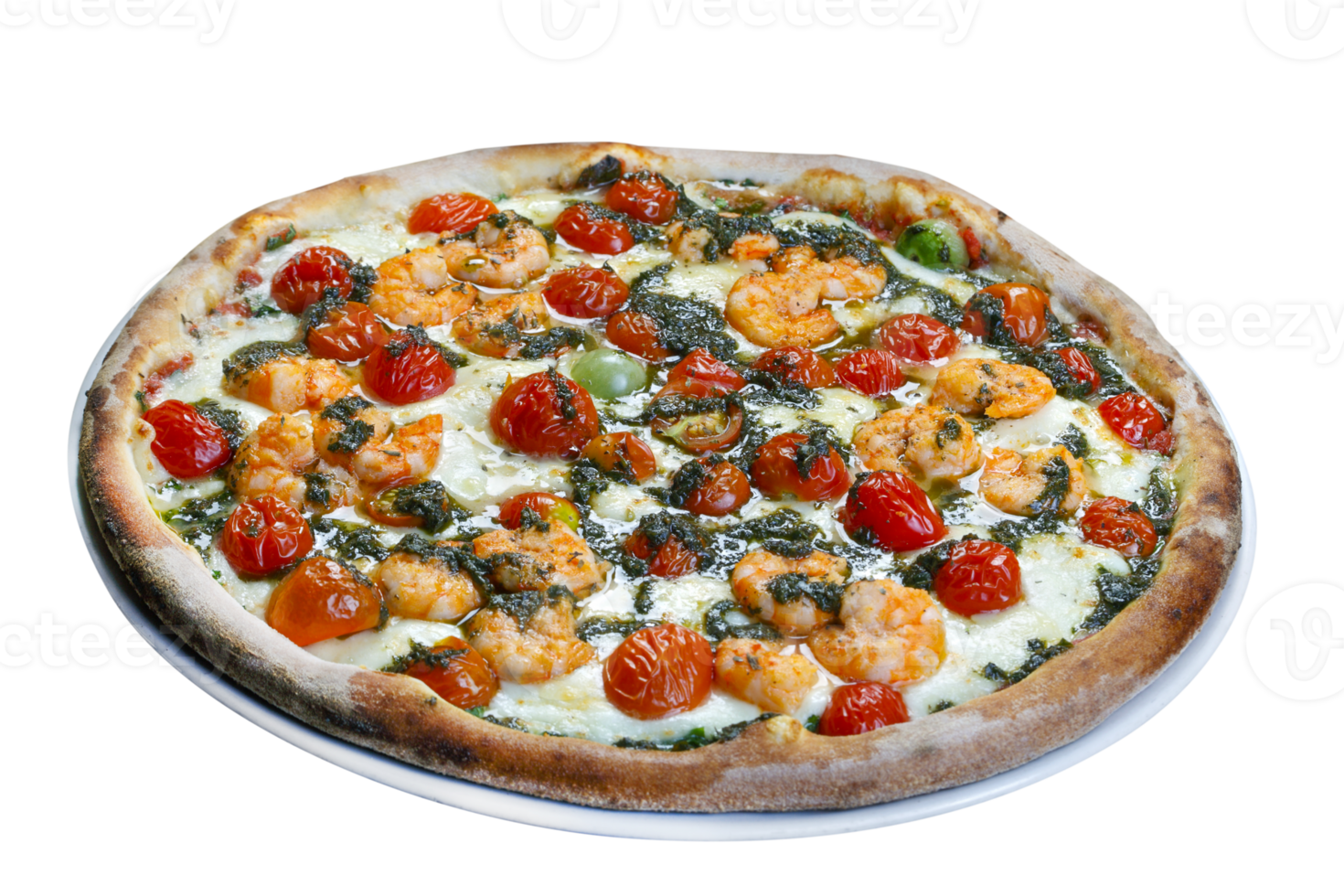 Pizza Fruit de mer tomate png