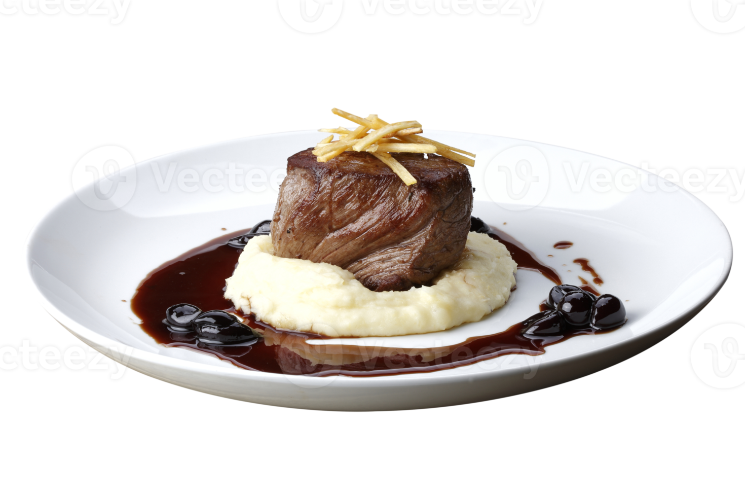 Filet mignon with mashed png