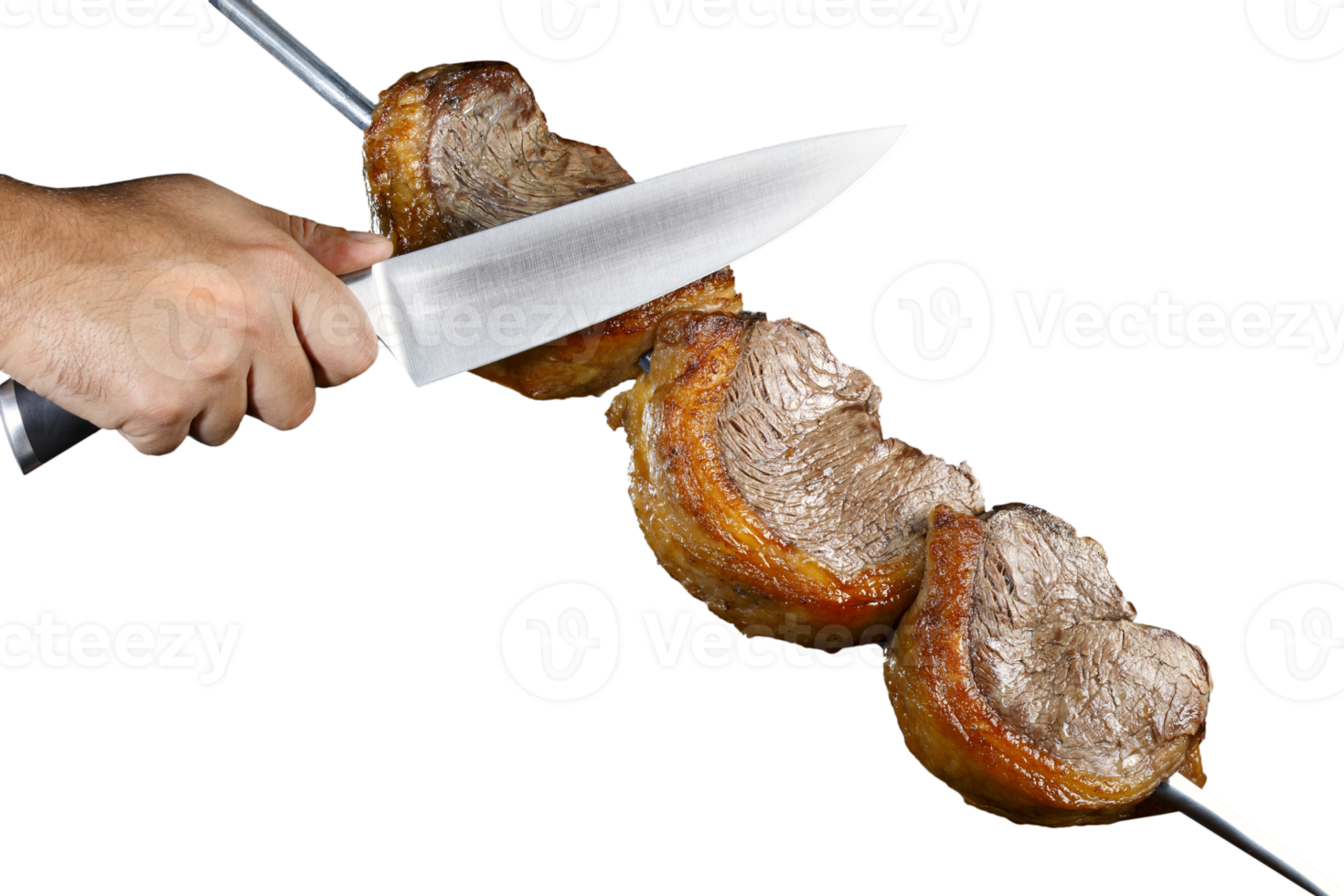 Picanha no Espeto Churrasco Brasileiro PNG Transparente [download] - Designi