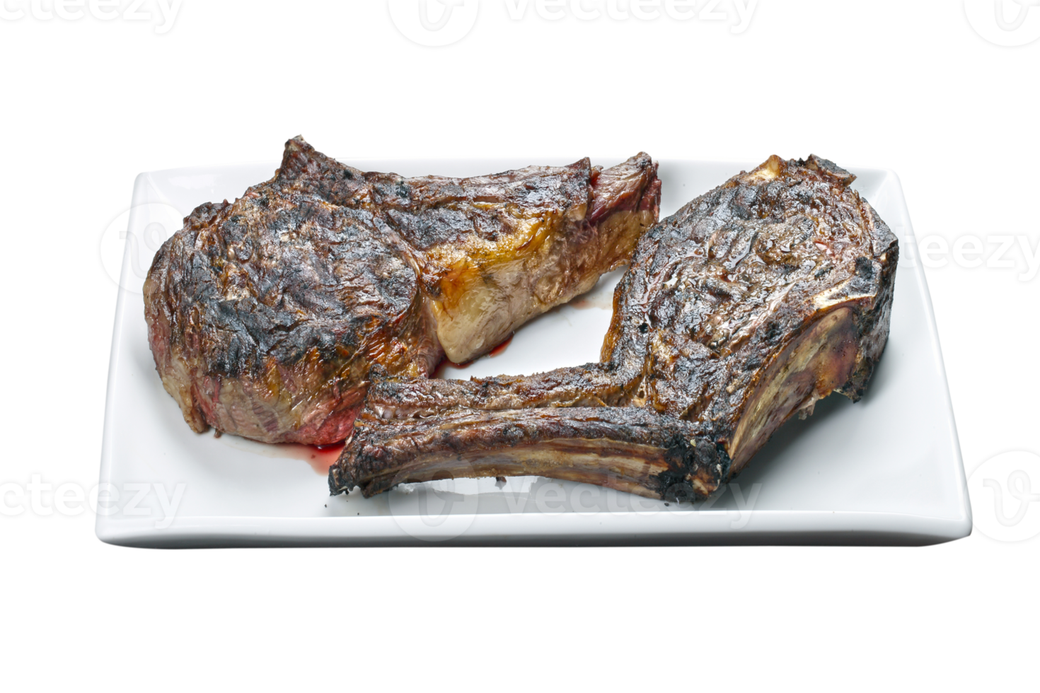 eerste rib, tomahawk steak voedsel png