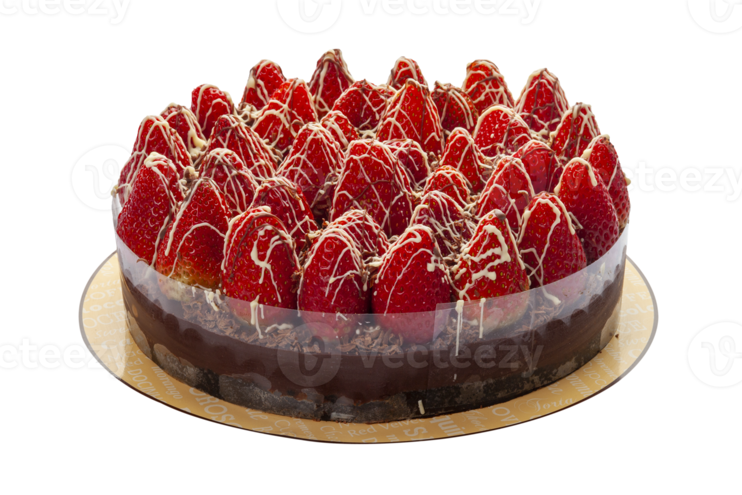Chocolate Cake With Strawberries png