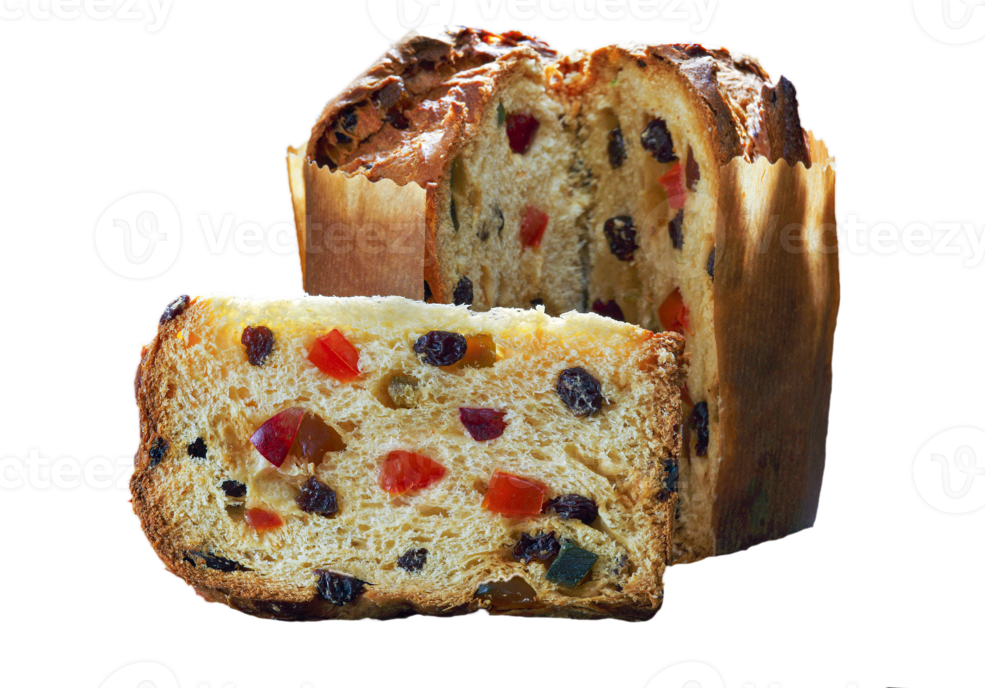 panettone med frukter italiensk julkaka png