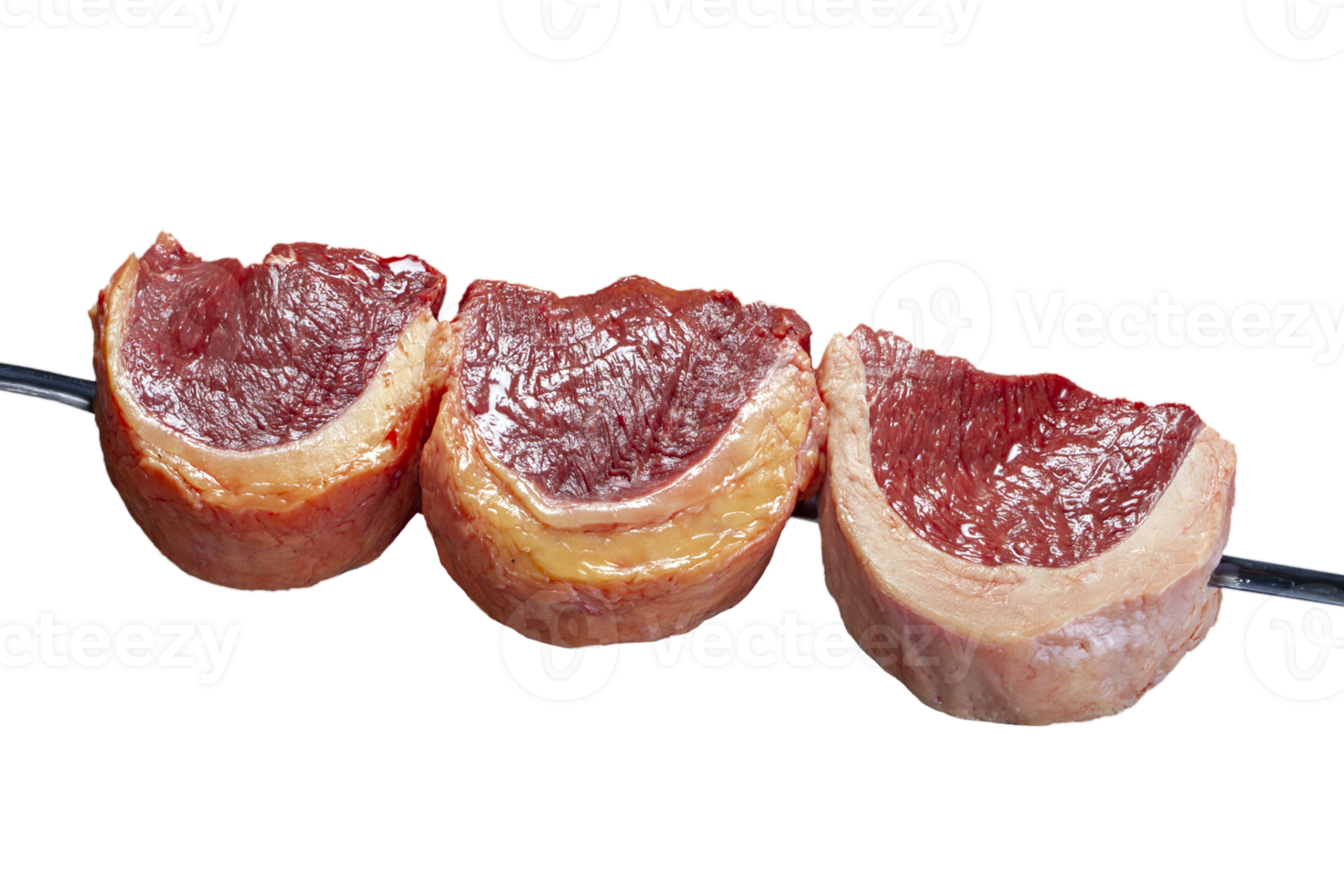 Sliced Raw Picanha, Traditional Brazilian meat cut Picanha png