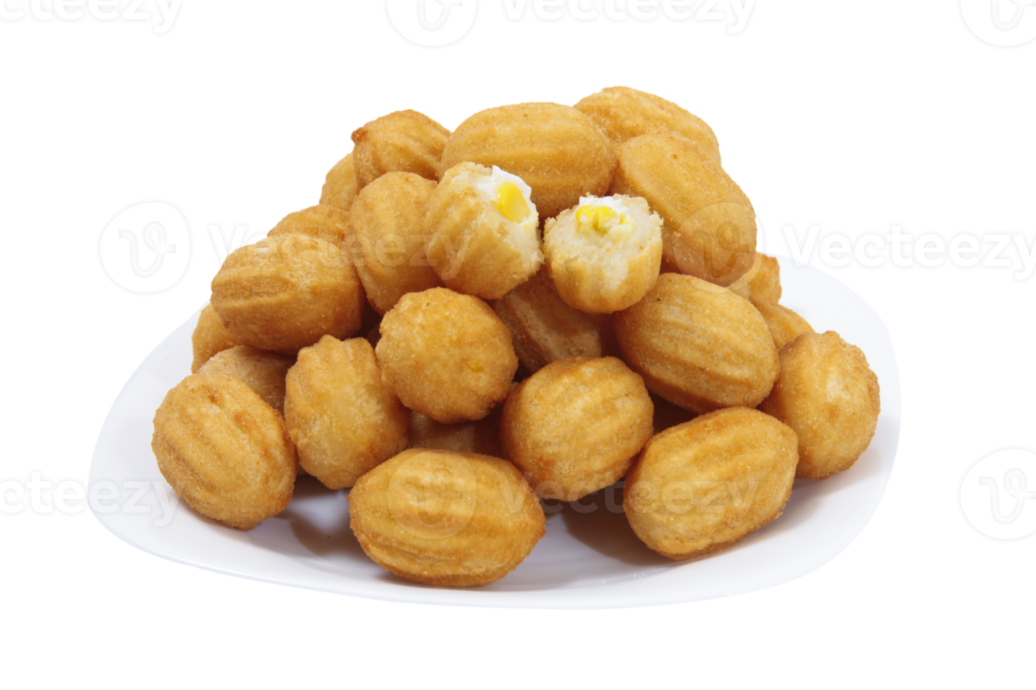 Brazilian snacks, cottage cheese and corn png