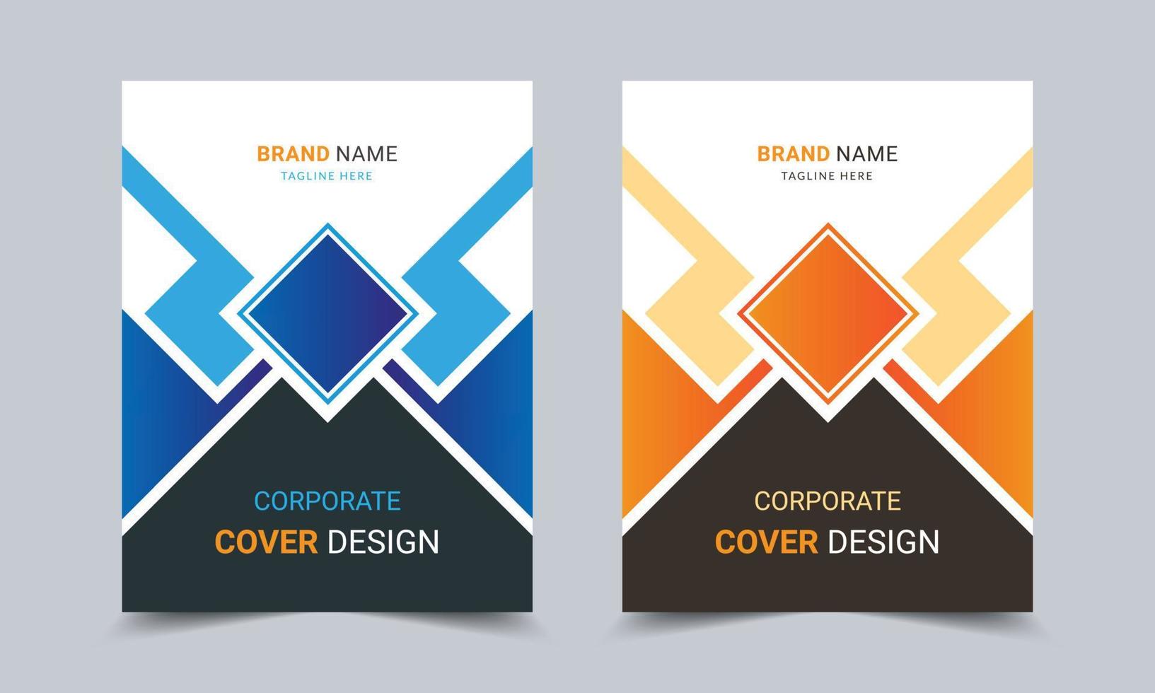 Corporate Business Book Cover Design Template. Can be used for Brochures, Annual reports, flyers, Leaflet, magazines, Posters, Business presentations, portfolios, banners, and Websites. vector