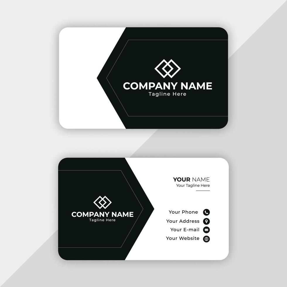 Modern Business Card Template Design vector