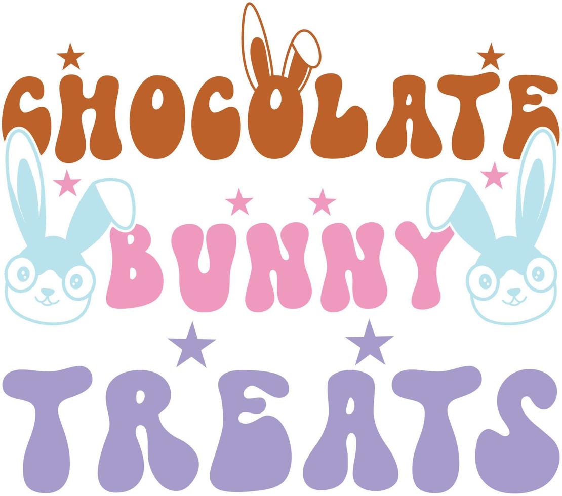 happy easter Groovy svg design, easter bunny Quotes design vector