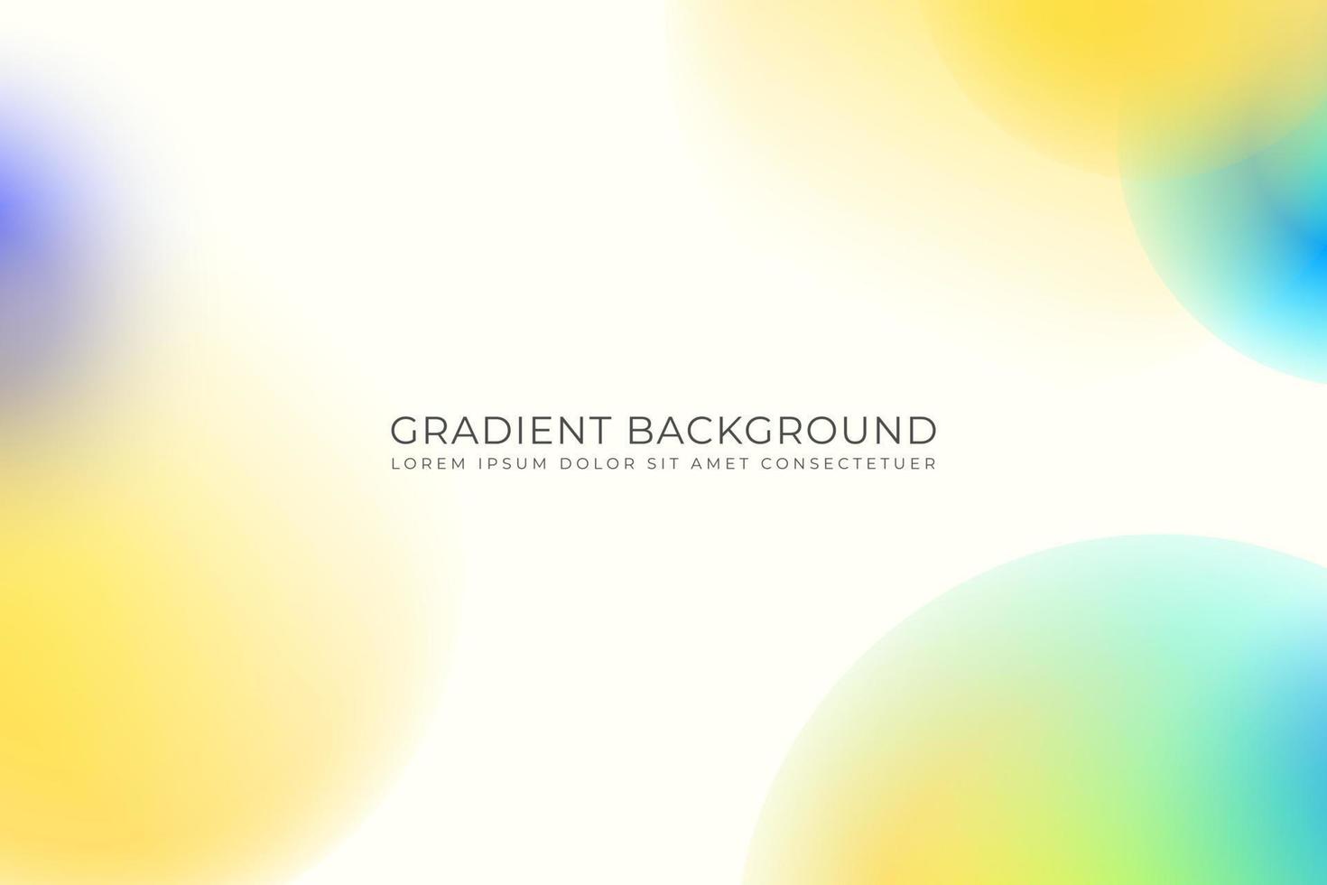 Gradient holographic background. bright yellow green blue colored modern abstract graphic illustration vector