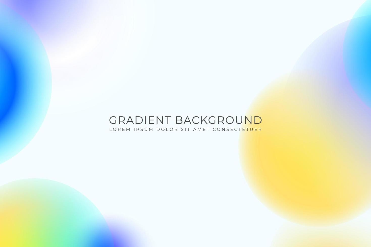 Gradient holographic background. bright yellow green blue colored modern abstract graphic illustration vector