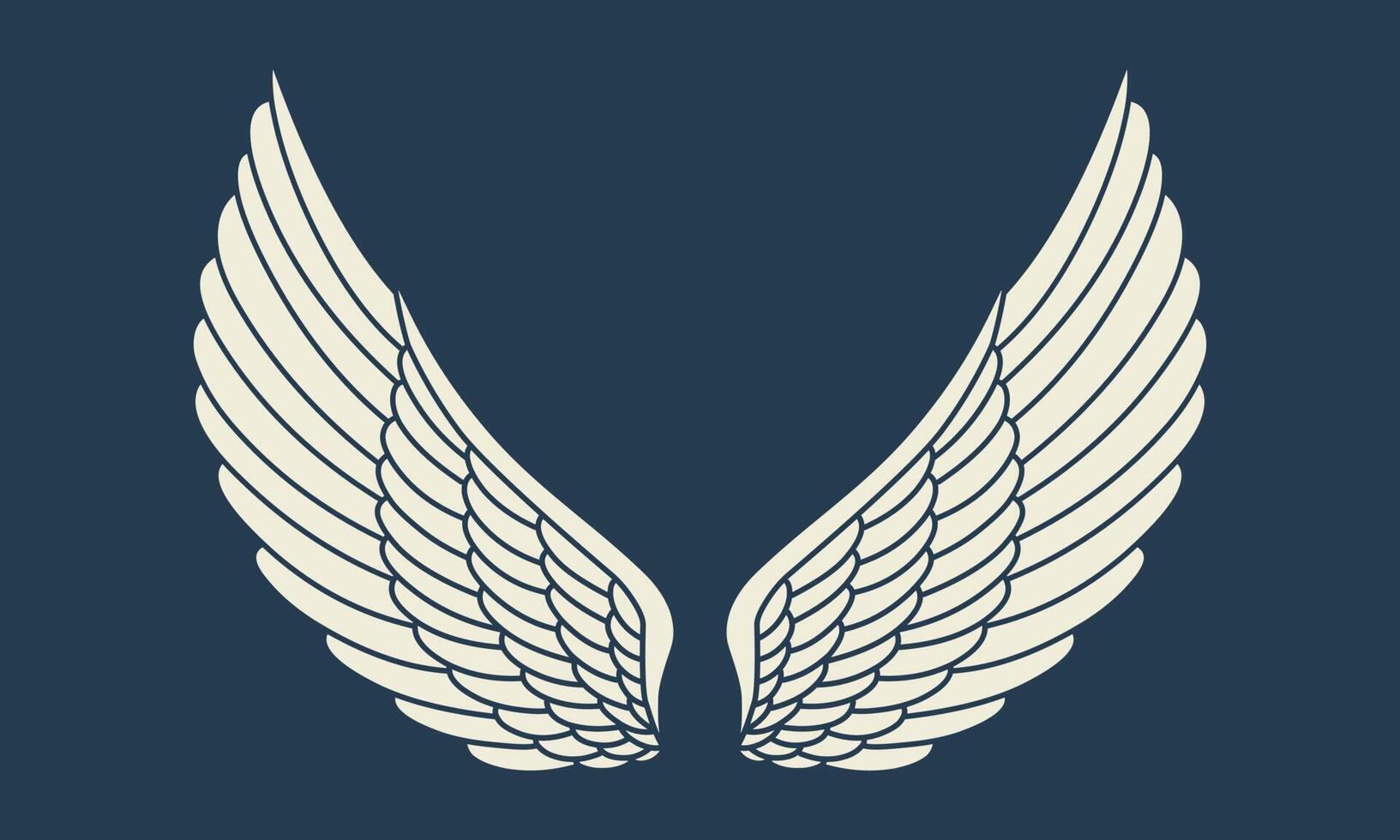 Vector angel wings design