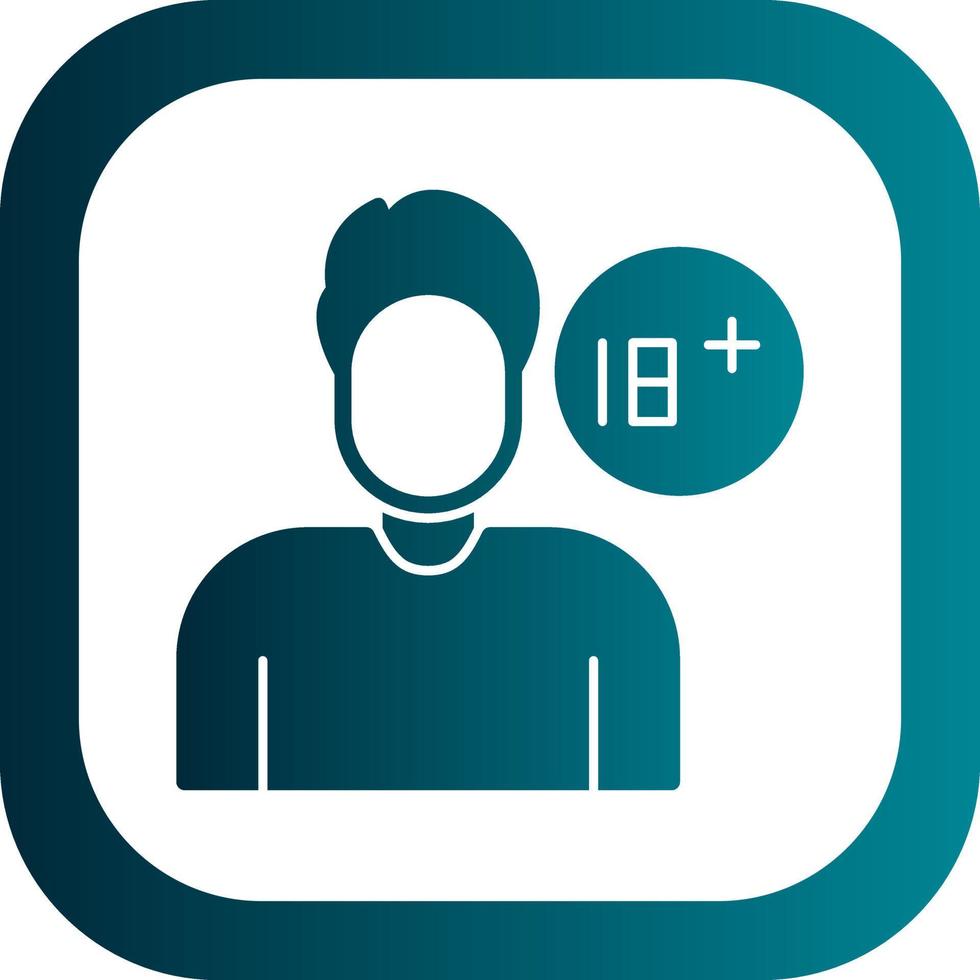Age Limit Vector Icon Design