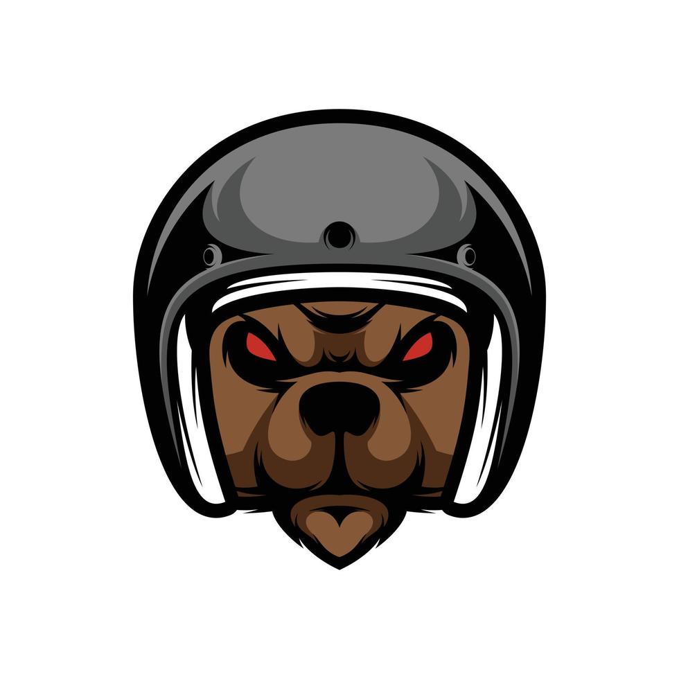 Bear Mascot Logo Design vector