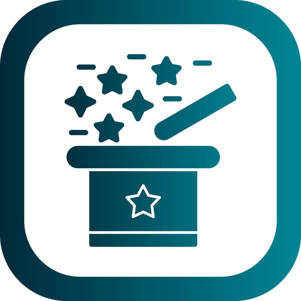 Magic Trick Vector Icon Design