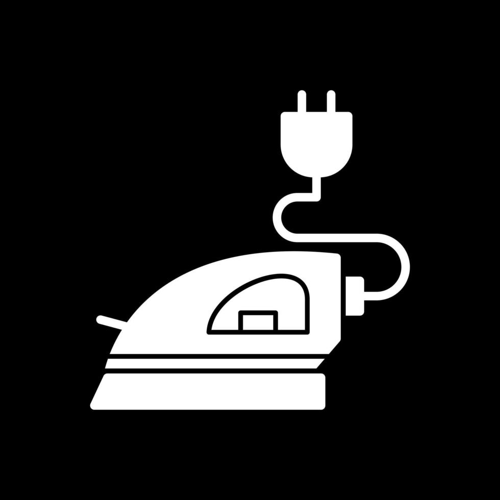 diseño de icono de vector de hierro