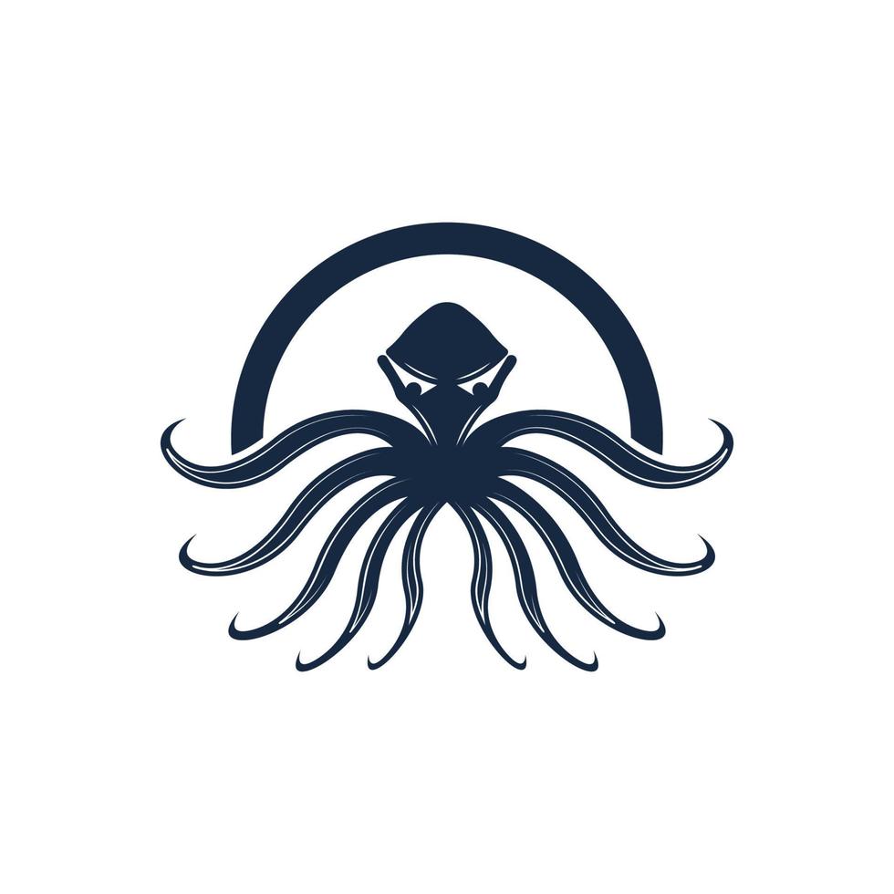 Octopus logo vector design