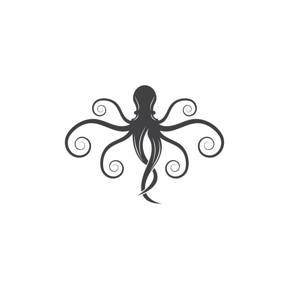 Octopus logo vector design