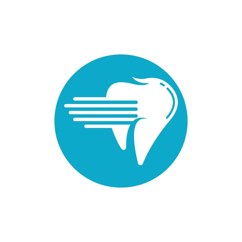 Ilustración de vector de plantilla de logotipo dental