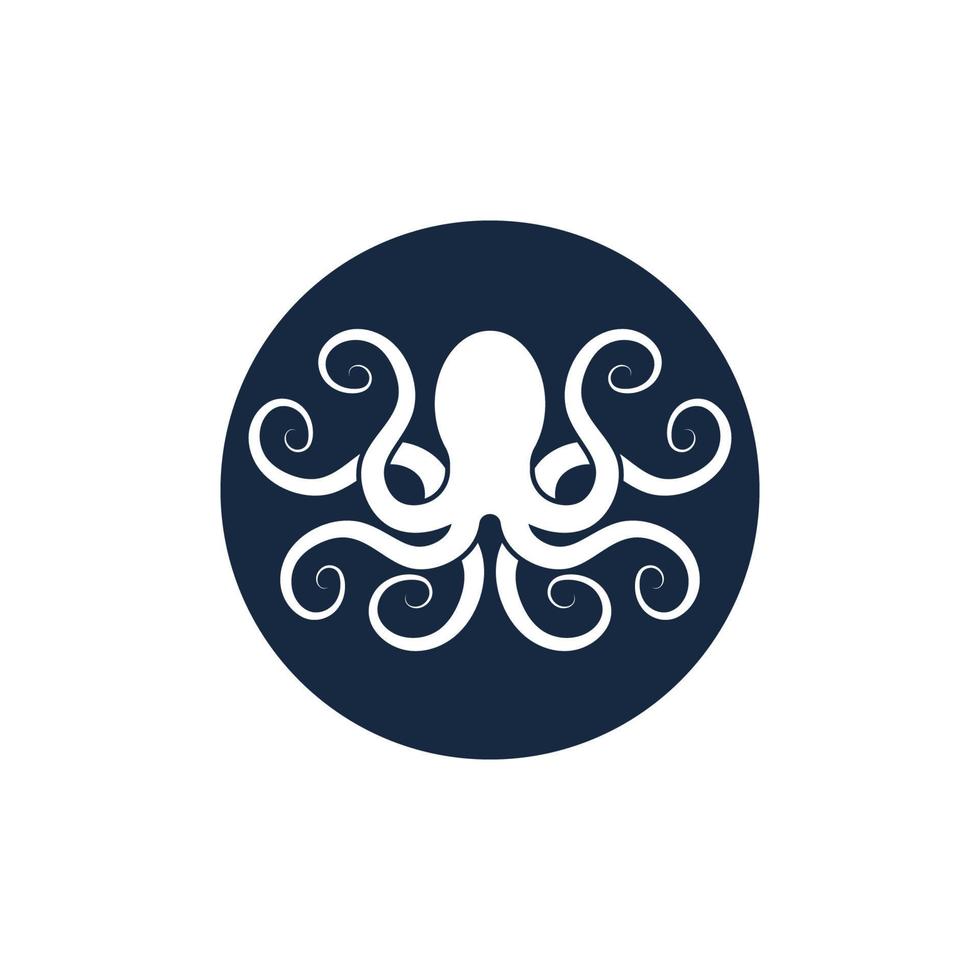 Octopus logo vector design
