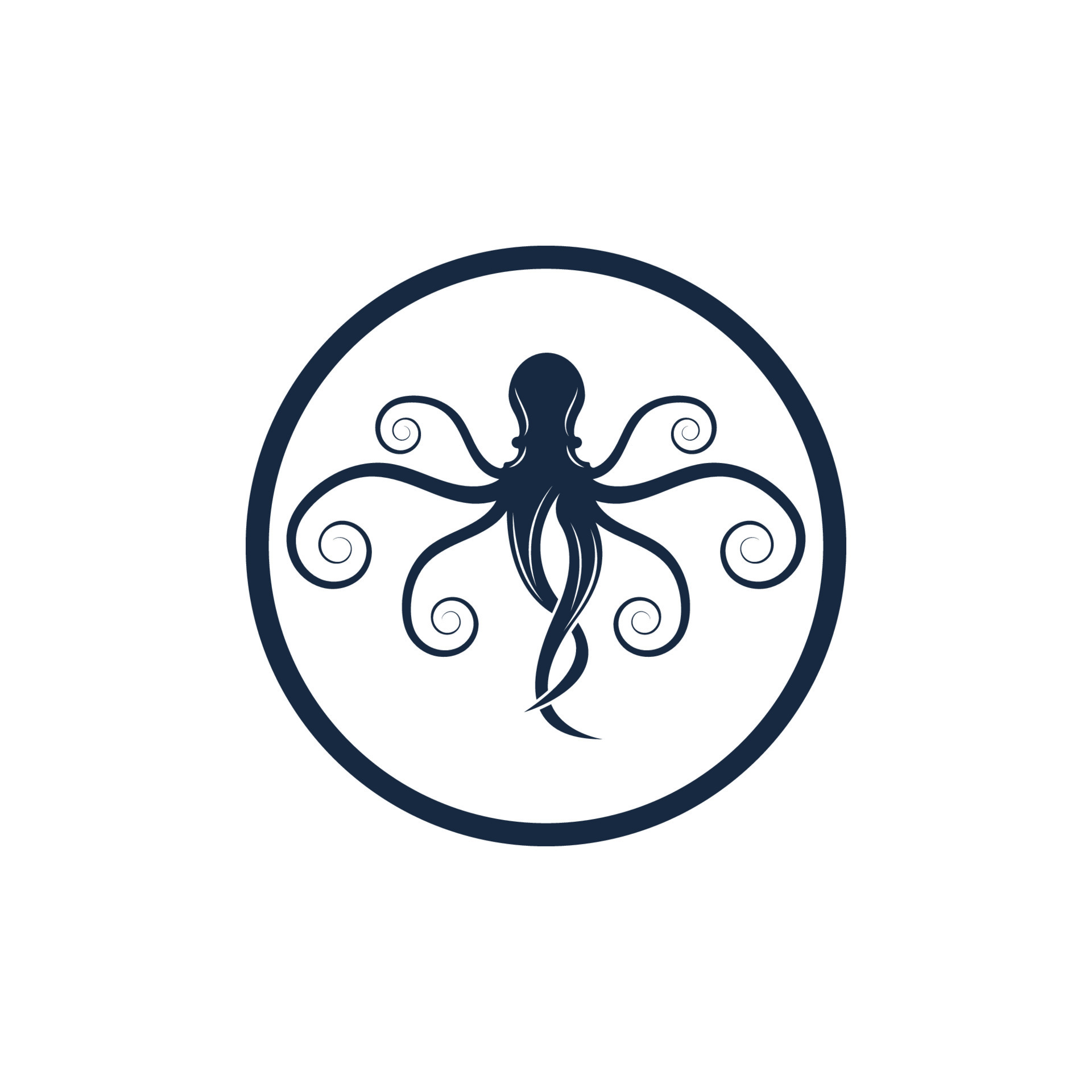 Octopus logo vector design 21219900 Vector Art at Vecteezy