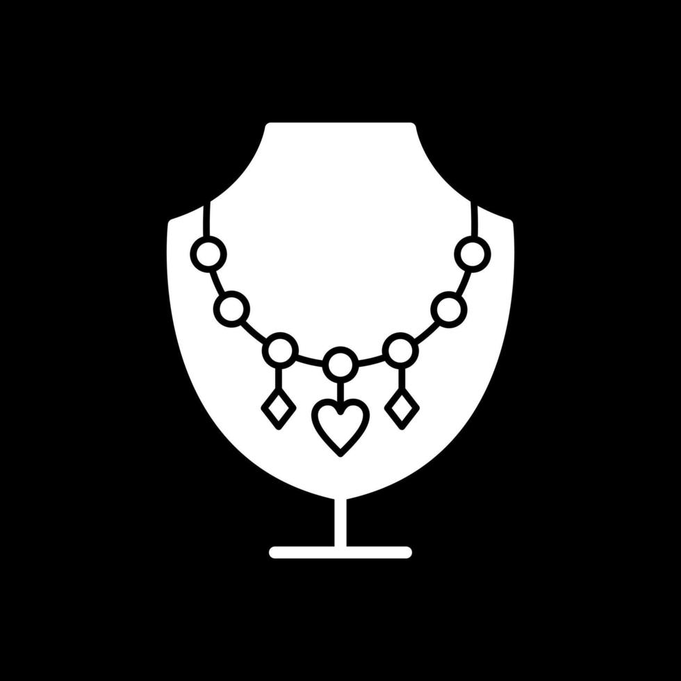 diseño de icono de vector de collar