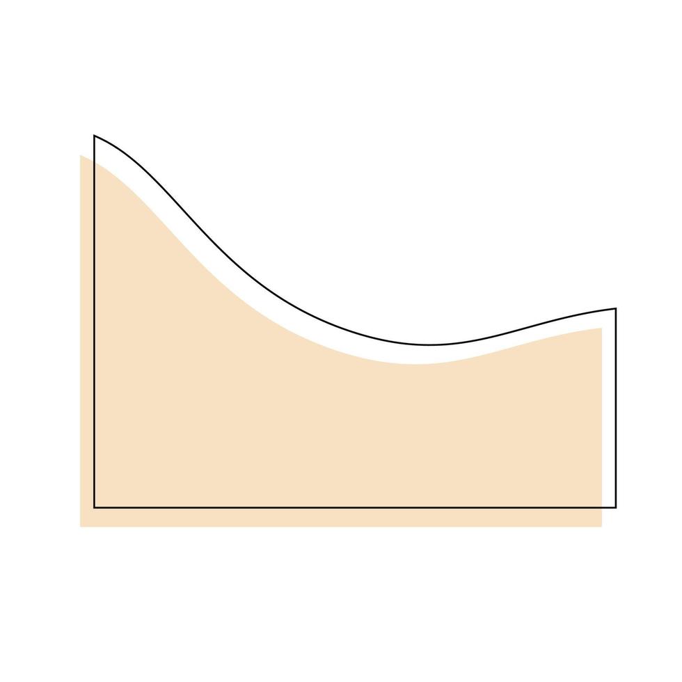 Line Cut Shape Illustration vector