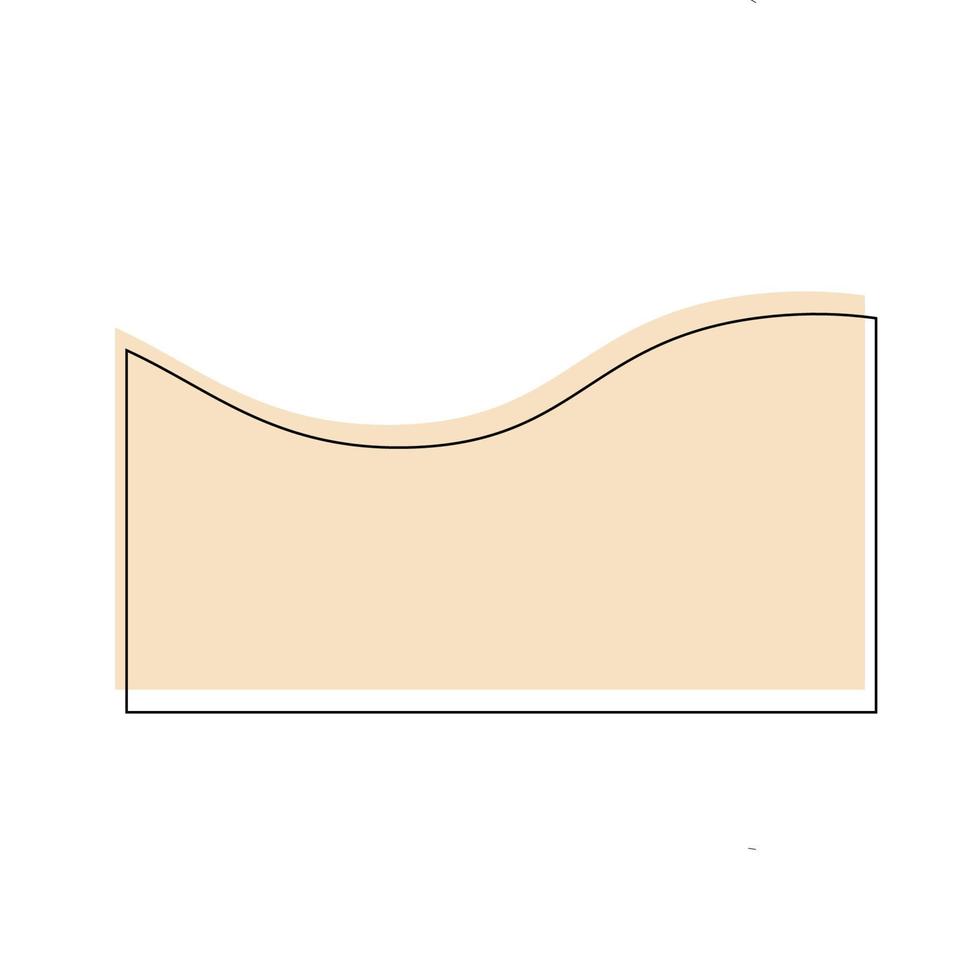 línea cortar forma ilustración vector