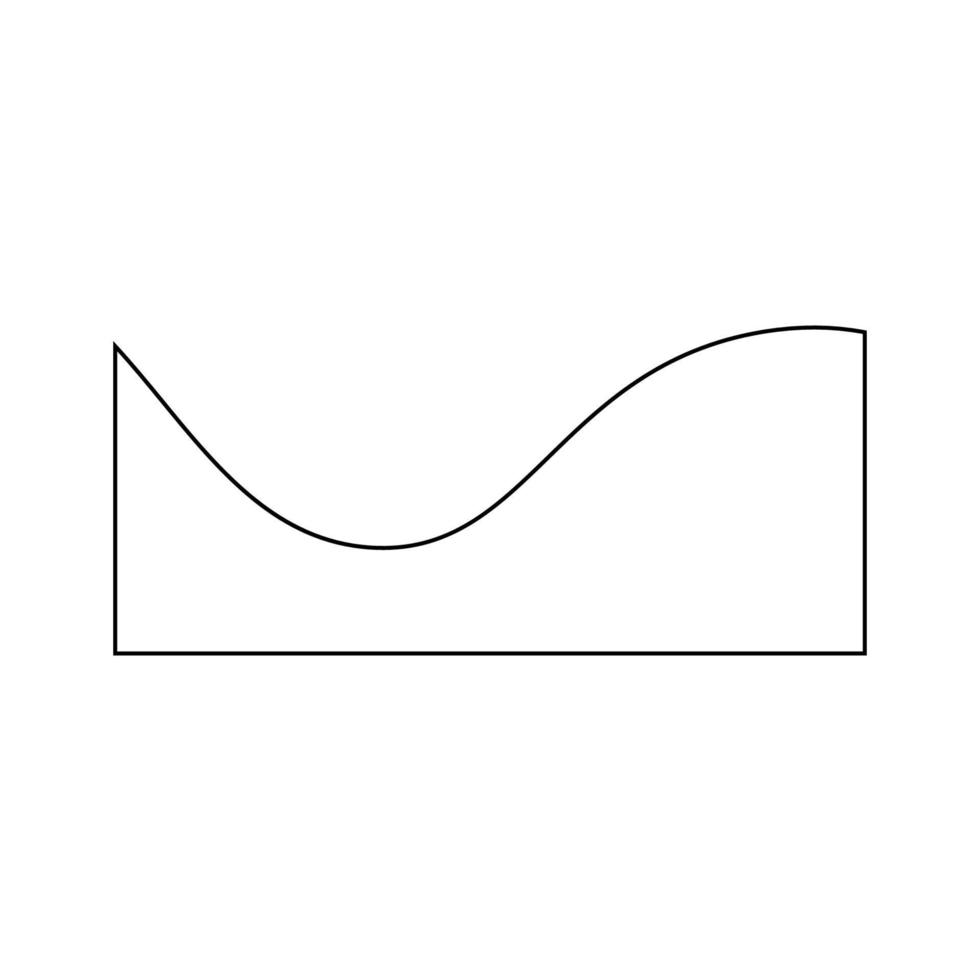 línea resumen forma vector