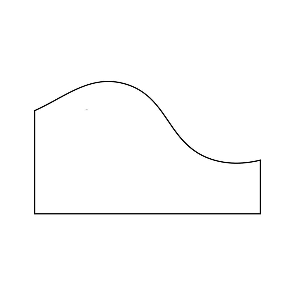 línea resumen forma vector