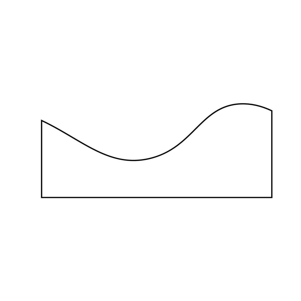 línea resumen forma vector