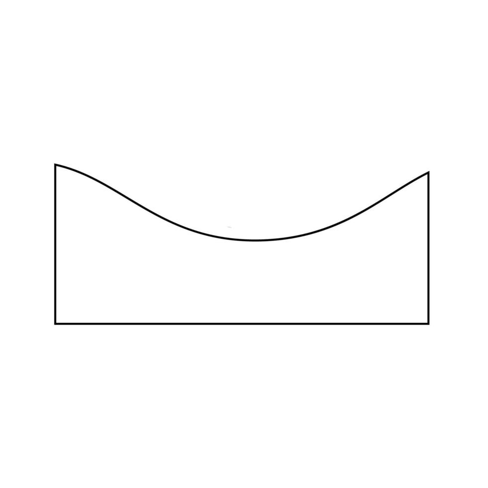 línea resumen forma vector