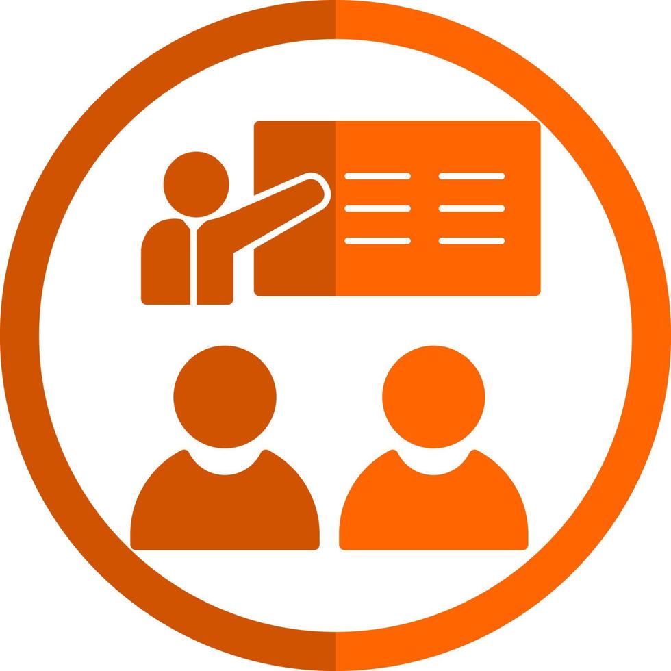 Coaching Vector Icon Design